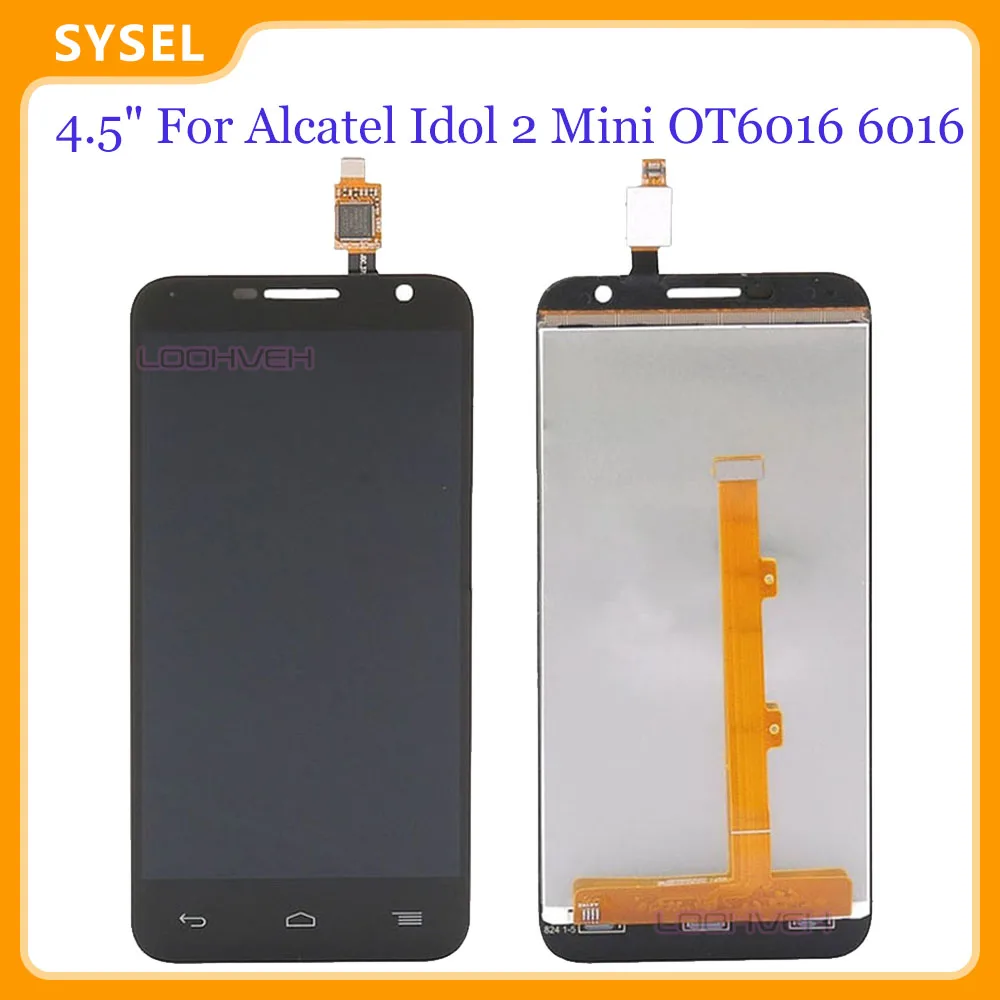 Для Alcatel One Touch Idol 2 mini 6016 Lcd OT6016 6016X ЖК-дисплей дигитайзер экран сенсорная панель
