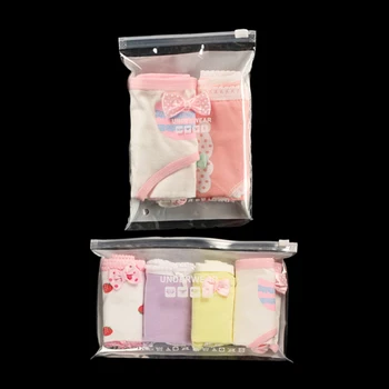 

Zipper Transparent Panties Print Ziplock Color Back Reseal Plastic Packing Bag Universal Text Label Child Ms Woman Pattern Sock