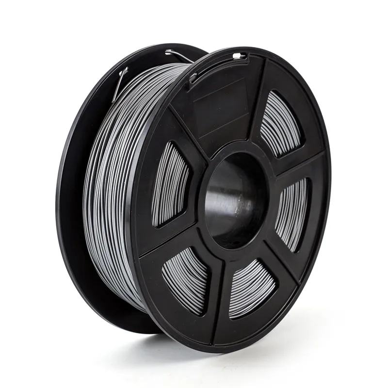 PETG-filamento de plata para impresora 3D, Material de plástico FDM, 1,75mm, 1kg/libras