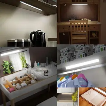 

Night Light Bar Sensor Light USB Charging PIR Motion Drawer Stairway Energy Saving Porch Wardrobe Infrared Induction Lamp