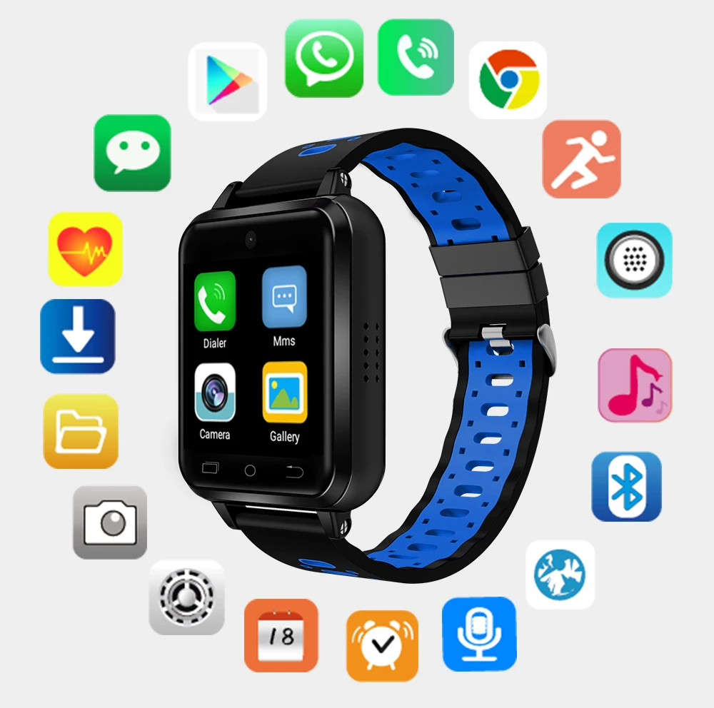 Finow Q2 умные часы для мужчин Q1 Pro обновленные 4G Android Smartwatch MTK6737 1 ГБ/16 ГБ Смарт-часы телефон sim-карта Детские умные часы