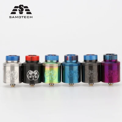 

Hot sale SUBTWO Hellvape Drop Dead RB2 RDA 24mm diameter with Airflow Hole 510 Thread VS Dead Rabbit RDA e-cig vape tank For MOD