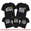 Funny Family Matching T-shirts Daddy Mommy and Me Shirts Baby Bodysuits Cotton Family Look Mother and Kids Outfits Gift Clothes 3