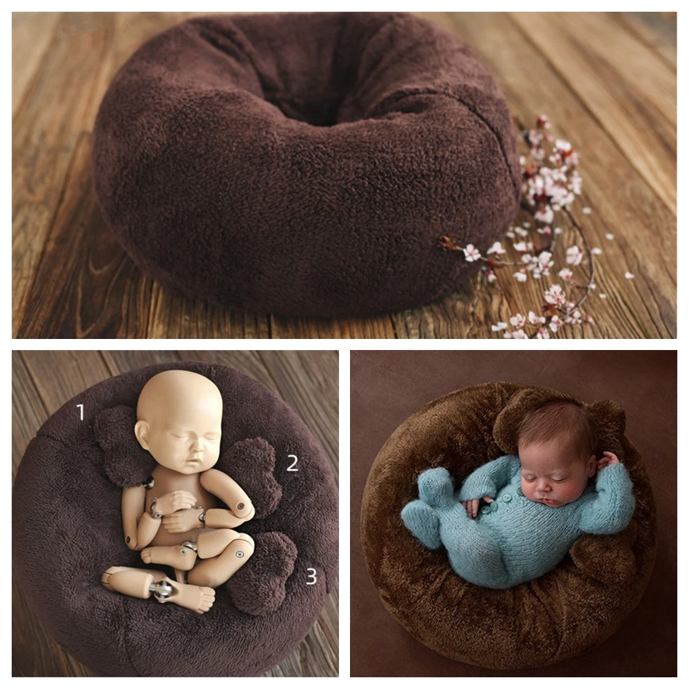 Ребенок позирует Bean bag Frame Set новорожденный реквизит для фотосессии мини-погремушка подушка Fotografia Baby Poser Studio Аксессуары для фотосессии