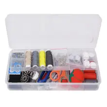 Швейные инструменты набор для шитья многоцветный двухслойный прозрачный набор для шитья Набор инструментов для вязания принадлежности для шитья