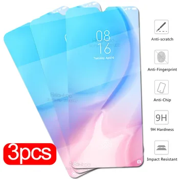 

3pcs protective Glass For xiaomi mi 9 lite 10 a2 light xaomi xiomi a3 mi9 t 9 se 9t pro 8 screen protector tempered glass Film