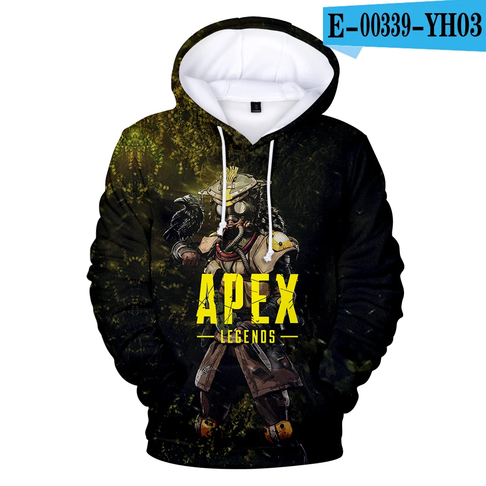 3D Apex Legends толстовки для мужчин и женщин толстовка 3D игра Apex Legends одежда Мужская/Женская загрязняющая дизайнерская зимняя Толстовка - Цвет: 3D