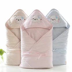 Manta de algodón con Clip para recién nacido, edredón grueso de invierno, accesorios para bebés, colcha para recién nacidos