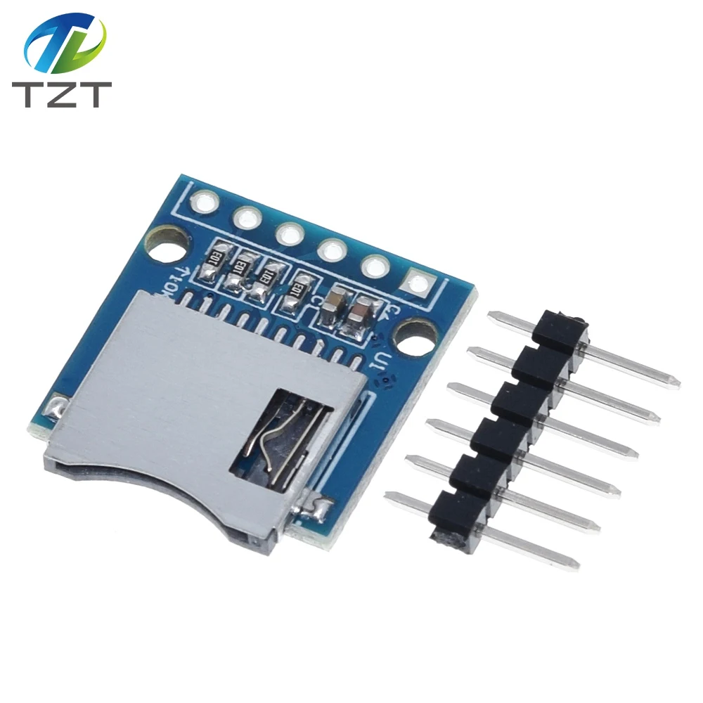 Плата расширения TZT Micro SD для карт памяти TF защитный модуль с контактами Arduino ARM