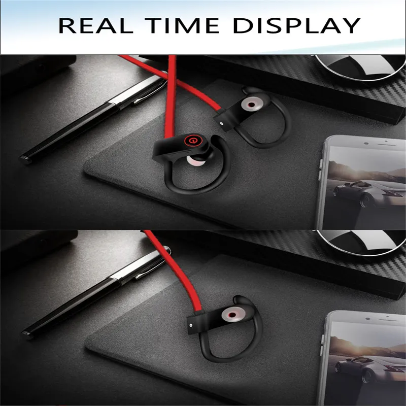 U8 Bluetooth Neckband Earphones 4.1 IPX7 Waterproof Battery Earbuds for Sports Gaming with Mic | Электроника
