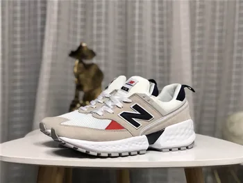 

2020 New Balance MS574 Unisex Light Soft Walking Shoes Sneakers Men/Women NB574v2 Suede Mesh Sport Wearable Shoes Eur 36-45