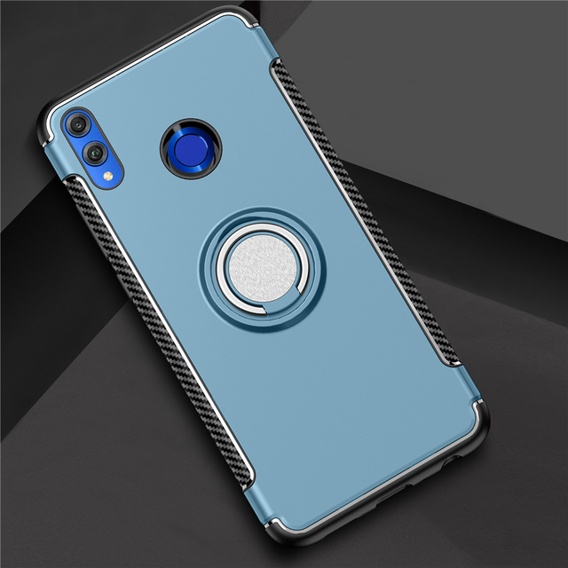Ring Case For Xiaomi Mi 9T 9 SE 8 A2 Lite Note 10 Pro A1 Carbon Bumper Shockproof Cover For Redmi Note 8 7 5 6 Pro 4X 4A