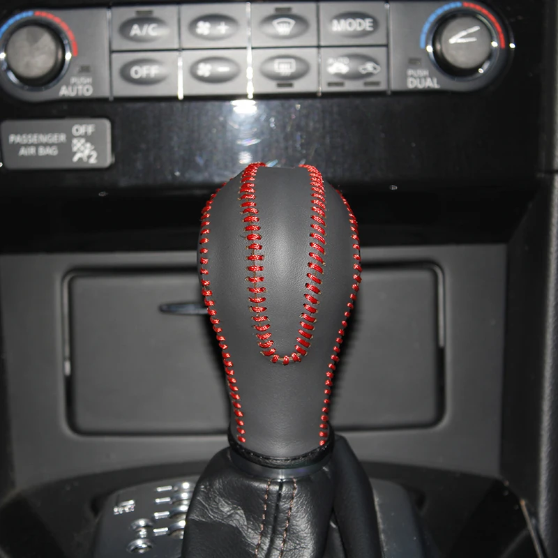 

Чехол из натуральной кожи для ручки переключения передач Infiniti FX35, автомобильный чехол для ручки переключения передач, чехол для PPC, воротник переключения передач