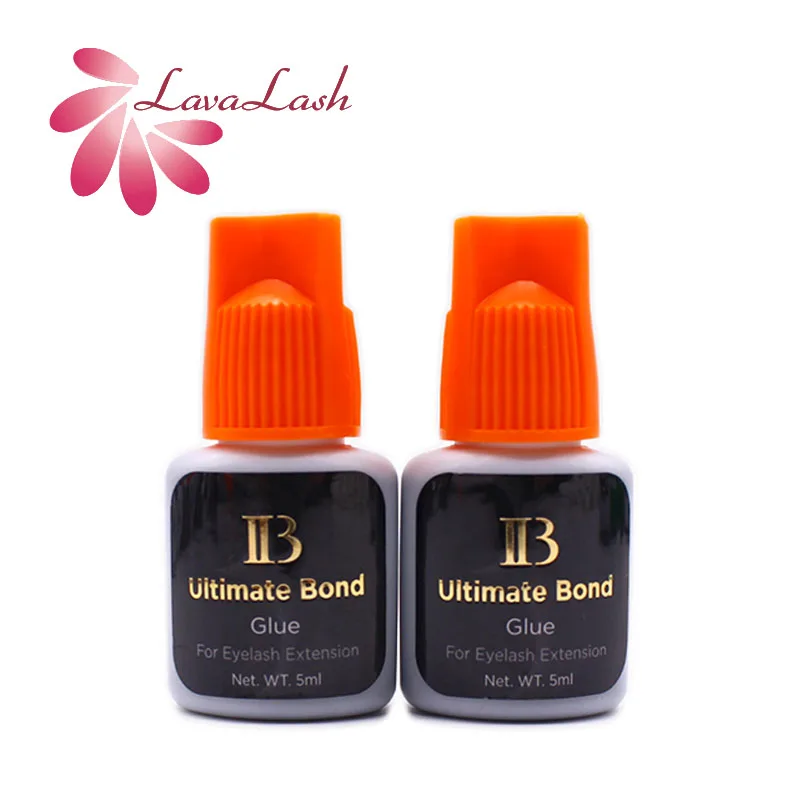 2 бутылки I Beauty Korea IB Ultimate Bond клей для наращивания отдельных ресниц с оранжевой