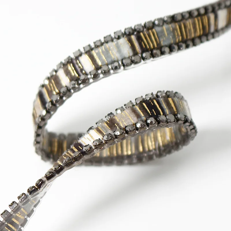 Стразы 90 см ленты для шитья кристаллы клей горячего расплава Блестящая лента