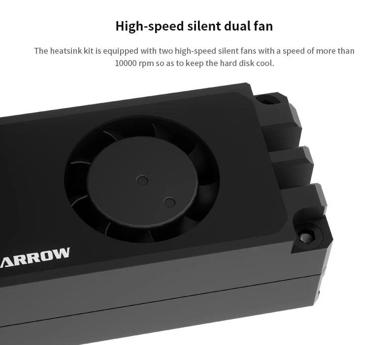 rígido cooler, twin turbo ventilador dissipador calor,