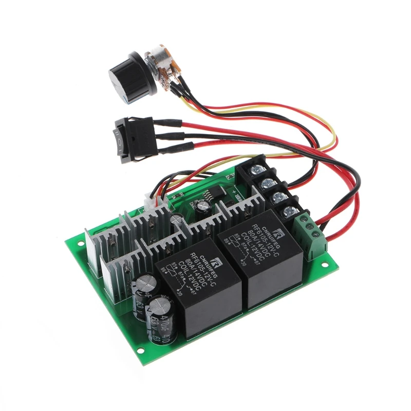 

DC 10-50V Motor Speed Controller Reversible PWM Control Forward Reverse Switch