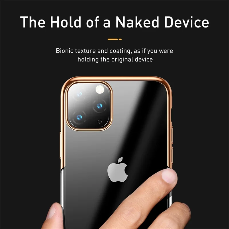 Роскошный силиконовый чехол Baseus для iPhone 11 2019 XI XIR XS MAX защитный телефона задняя