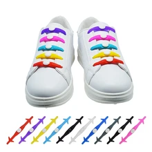 12 шт силиконовые шнурки, эластичные шнурки для обуви, для детей и взрослых, унисекс, резиновые шнурки для обуви, для отдыха на открытом воздухе, кроссовки, быстро ленивые шнурки