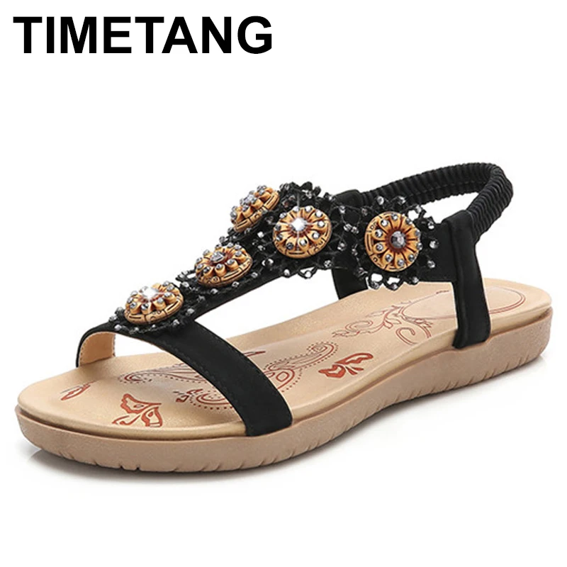TIMETANG новый высокого качества для взрослых Женские босоножки Повседневные