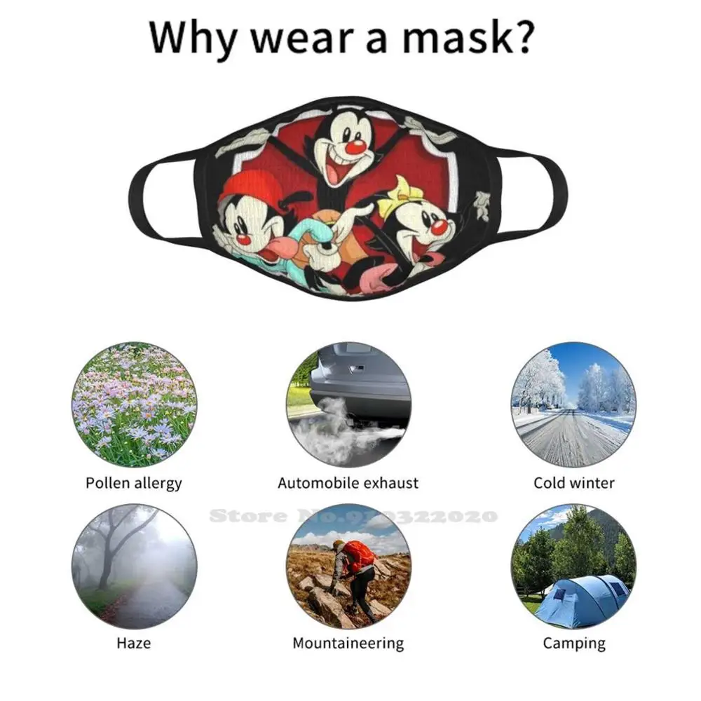 mens linen scarf Animaniacs Bugs Bunny Anime Manga Otaku Outdoor Cycling Fishing Motorcycle Scarf Mask Animaniacs Cartoon 90S Funny Nostalgia Tv mens striped scarf