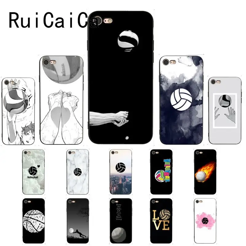 Ruicaica I love Volleyball Custom Photo Soft Phone Case for iPhone 8 7 6 6S 6Plus X XS MAX 5 5S SE XR 10 Cover | Мобильные телефоны