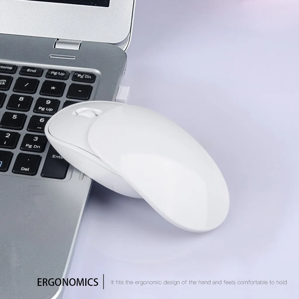 Wireless Mouse Sliding Cover 2.4G USB Portable Cute Mini Mouse Works For PC