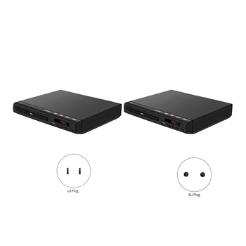 

DVD Player for TV, All Region Free DVD CD Discs Player AV Output Built-in PAL/ NTSC, USB Input, Remote Control