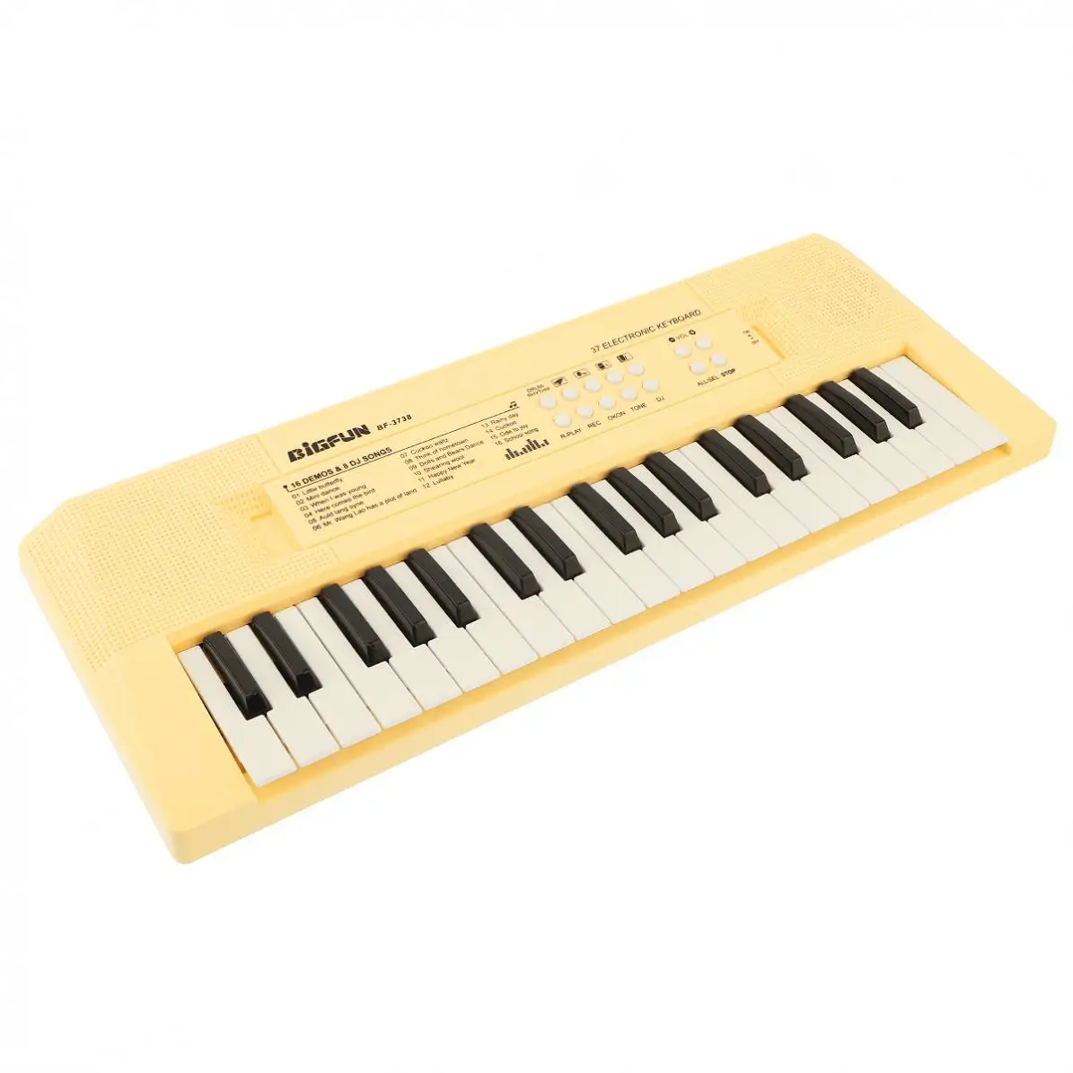 37 Keys ABS Electronic Keyboard Piano Digital Music Key Board with Microphone Children Gift Musical Enlightenment