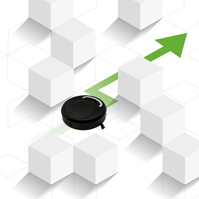 Rechargeable Robot Vacuum Cleaner Cleaning Robot Smart Sweeping Robot Floor Dirt Dust Hair Automatic Cleaner for Home Electric V