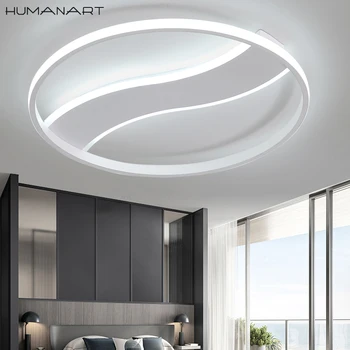 

Modern led ceiling lights lamp for living room bedroom New Arrival Circle rings designer Remote control ceiling lamp fixtures