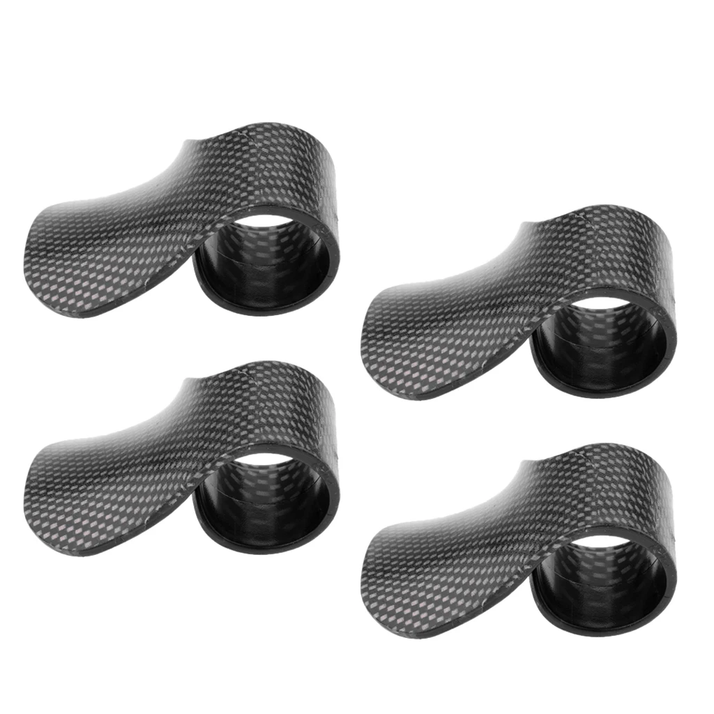 4x Universal ABS Motorcycle Cruise Control Throttle Assist Grip Wrist Clamp Rest Saver for Harley, 1 inch/25mm, Black
