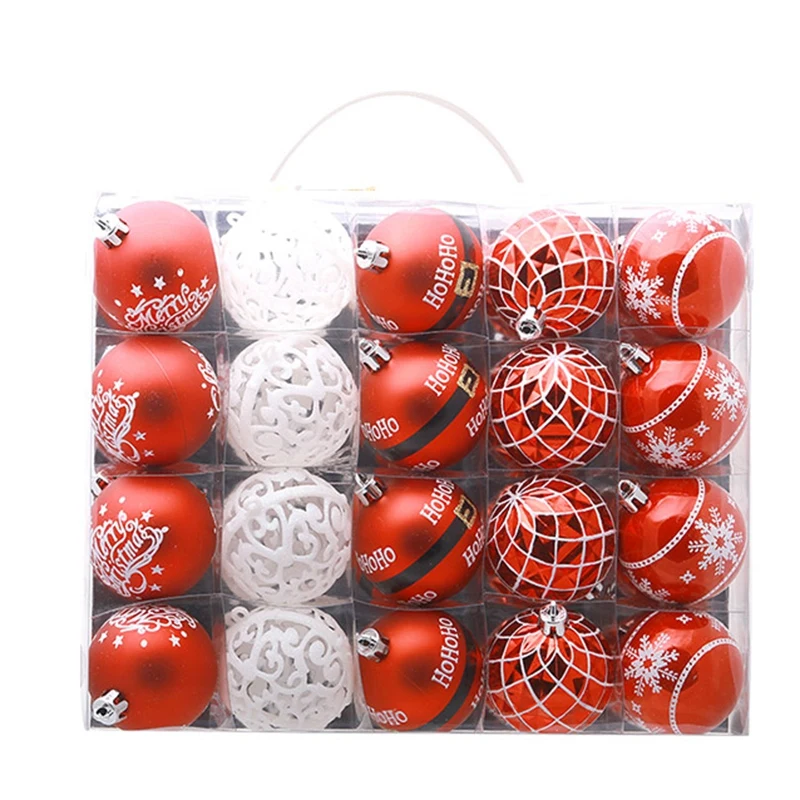 

Promotion! 6Cm Christmas Xmas Tree Ball Bauble Hanging Home Party Ornament Decor Pendant Hanging Home Decoration Ball for Party
