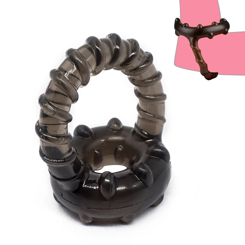 Elastic-Reusable-Time-Delay-Penis-Sleeve-Intimate-Goods-Penis-Enlargement-Condoms-For-Men-Cock-Ring-Adults (1)