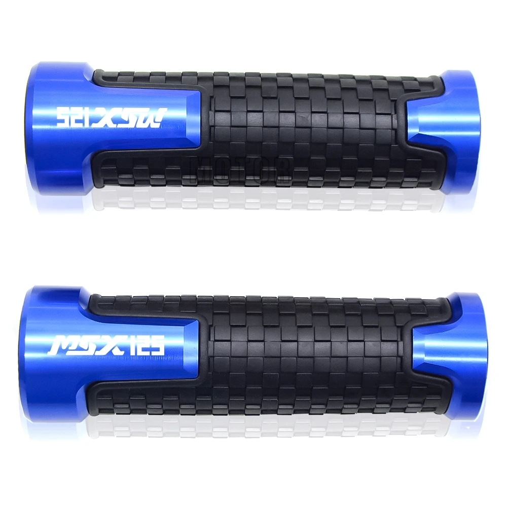 Для Honda MSX125/GROM- MSX 125 7/" 22 мм мотоцикл, гоночный велосипед противоскользящая рукоятка для руля рукоятки - Цвет: Blue