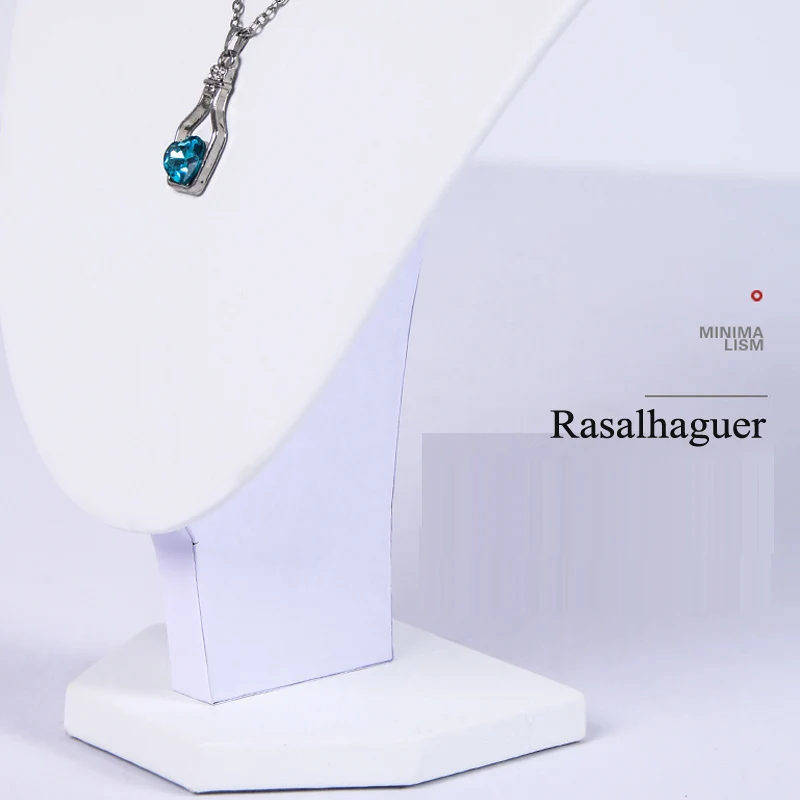 Hot Selling Black PU Leather Jewellery Display Necklaces Bust Pendants Stand Choker Holder Jewellery Rack Show 3 Options Model