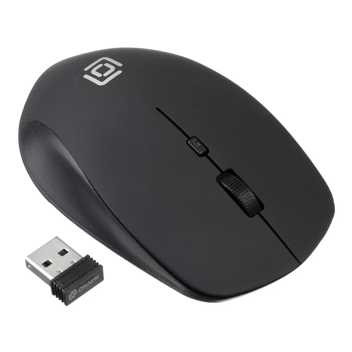 Мышь Oklick 565MW matt черный оптическая(1600dpi) беспроводная USB(3but