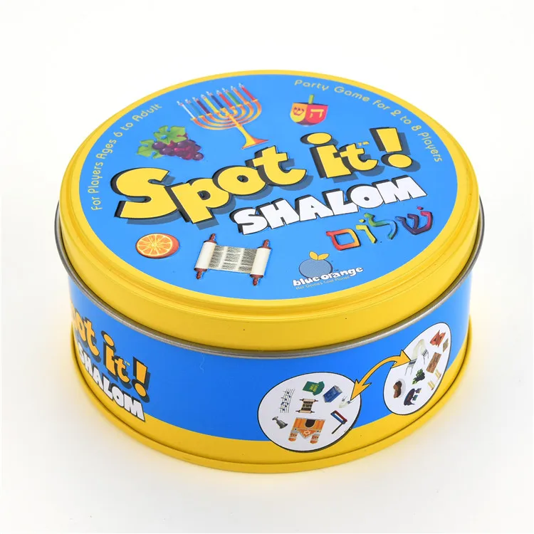 Dobbles Spot Cards It Hip 7 английская версия настольная игра высокое качество оригинальная