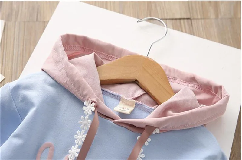 Children's dress autumn Europe United States new girls pattern pocket long-sleeved dress 2-6 years baby clothes kids dress