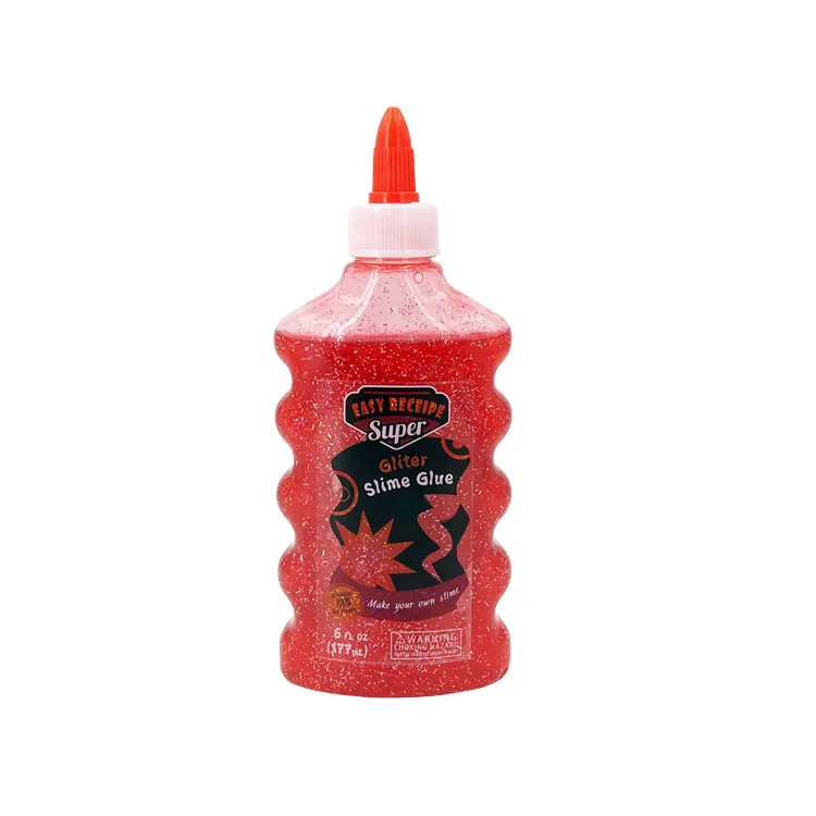 Diy Slyme набор Интеллект игрушка DIY блеск SLIME комплект - Цвет: red