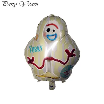 

2pcs Toy forky balloon Cartoon Forky Ballon Birthday Story Party Decorations Globos toys For kids Baby Shower Party Supplies