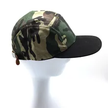 Мужская и женская камуфляжная кепка с 5 панелями в стиле хип-хоп, черная плоская верхняя часть, унисекс, камуфляжные бейсболки с пряжкой из искусственной кожи на спине