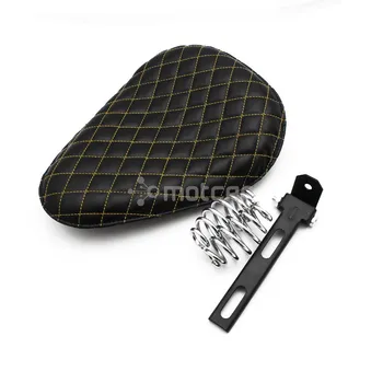 

Motorcycle Retro PU Leather Rider Driver Seat Solo Motorcycle Seat Universal For Harley Sportster 883 1200 XL Chopper Bobber