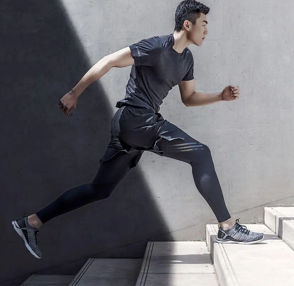 Xiaomi youpin 90 men Hollow Breathable running shoes light high elastic soft Non-slip sneakers outd