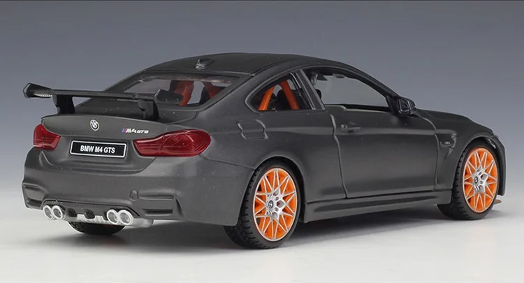 1:24 Maisto M4 GTS серый/оранжевый литая модель автомобиля детские игрушки