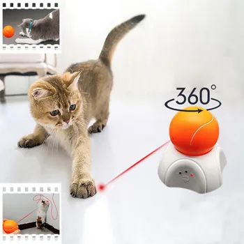 

Pet Interactive Laser Funny Cat Toy Interactive Cats Sports Training Toy Pets Fun Safe Automatic Pointer