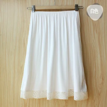 

2020 slip skirt women jupon femmale halka modal underskirt solid slip Women Casual short Ladies Basic Skirt petticoat