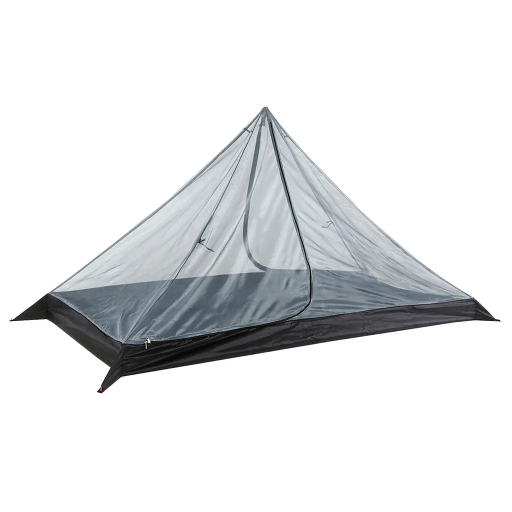 Tent Inner Mesh for Men Women 3 Seaons Single Person Pyramid Tent, Trekking Pole Tent, Easy Set-up