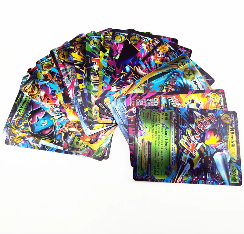 Tag Team pokemon cards GX EX Mega Sun и Moon Battle Carte, торговые карты, тренажер, карточка, фальш, настольная игра