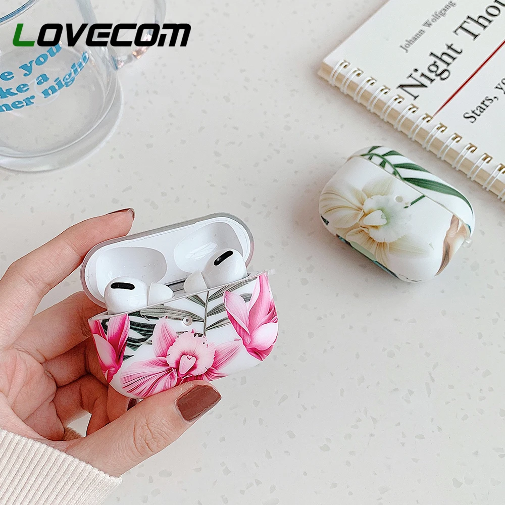 Чехол для наушников в стиле ретро с цветочным узором Apple Airpods 2 1 3 чехол Bluetooth